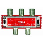 TER 4 – Repartidor 4 vias, 5-1000 MHz Clase A TER 4 – Repartidor 4 vias, 5-1000 MHz Clase A